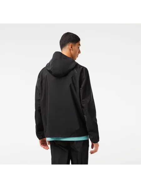 Lacoste Wodoodporna Krótka Kurtka Sportowa Lacoste czarna