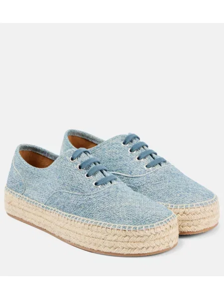 Велурени еспадрили Jw Anderson синьо