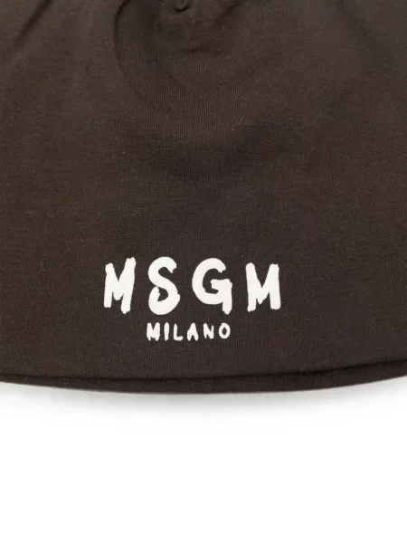 Czapka dziecięca Msgm brązowa