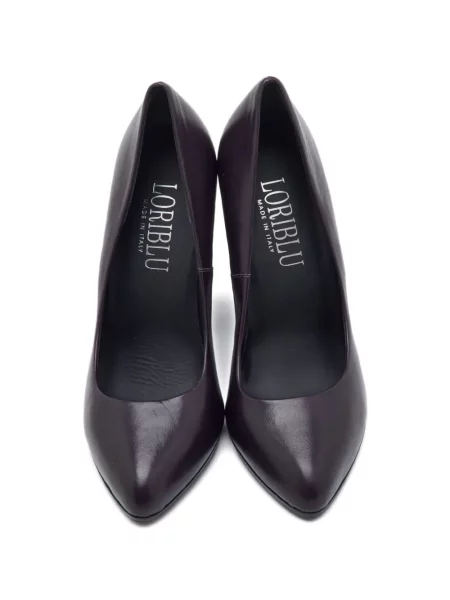 Pantofi cu toc Loriblu cu tepi violet