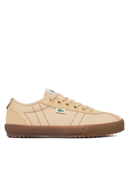 Sneakersy Lacoste beżowe