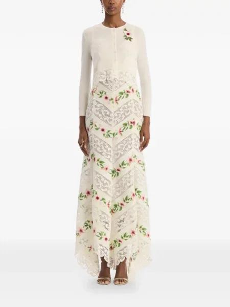 Decupat cardigan Oscar De La Renta