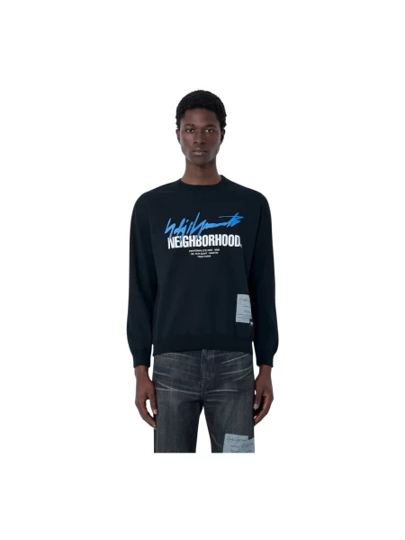 Bluza Yohji Yamamoto z nadrukiem czarna