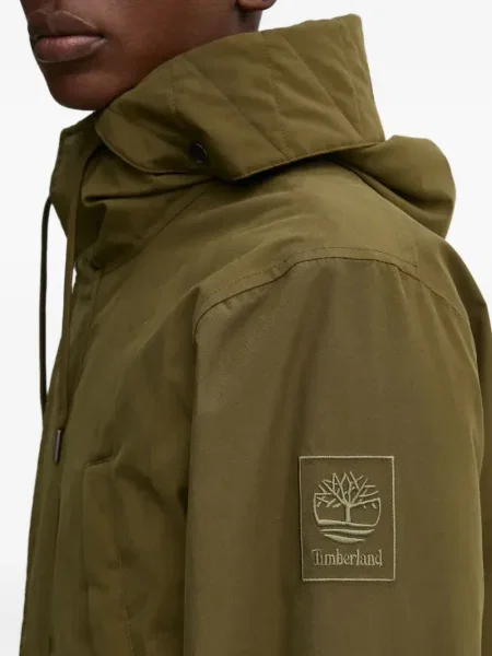 Geacă Timberland cu glugă verde