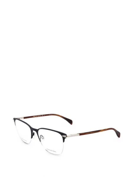 Ochelari de soare Rag & Bone cu imprimeu geometric maro