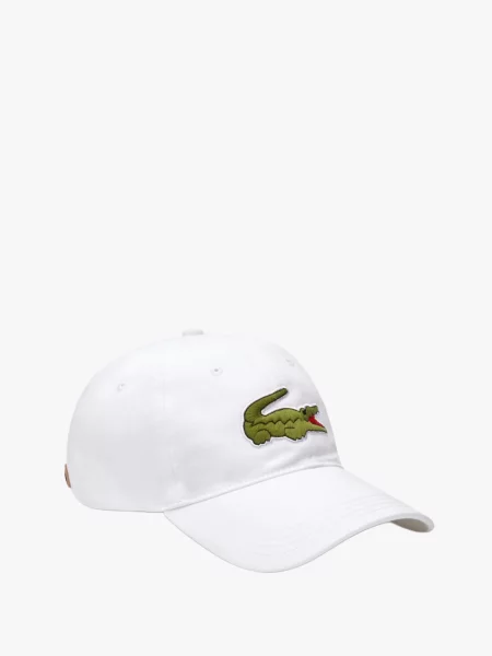 Дитяча кепка Lacoste біла