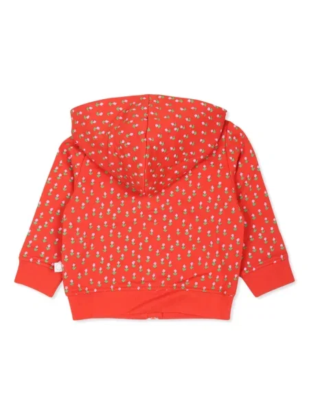 Bluza z kapturem dziecięca Stella Mccartney czerwona