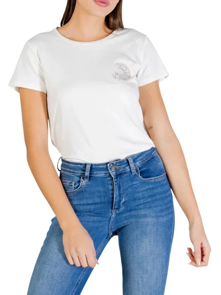 Koszulka Liu Jo z krótkim rękawem biała