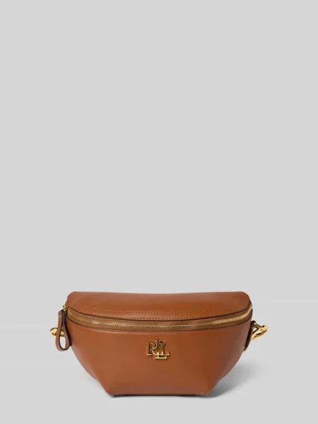 Lauren Ralph Lauren torebka skórzana brązowy