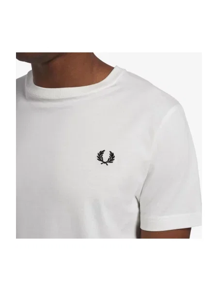 Tričko Fred Perry s kulatým výstřihem bílé
