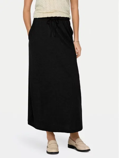 JDY Spódnica maxi Dalila czarny