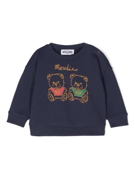 Bluza dziecięca Moschino niebieska