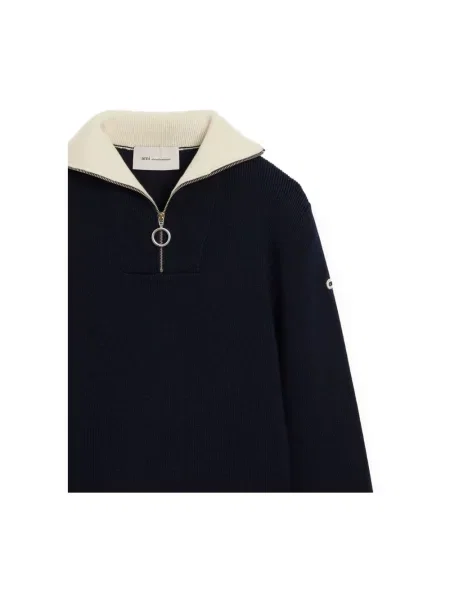 Sweter Ami Paris niebieski