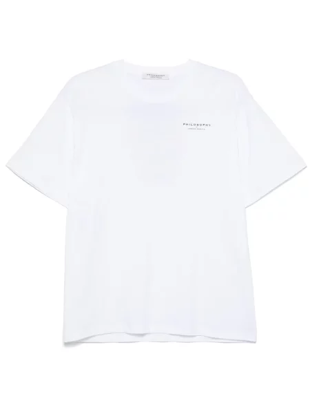 Tricou Philosophy Di Lorenzo Serafini cu imagine alb