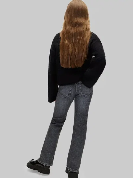 Calvin Klein Jeans дънки flare за деца Flare черно
