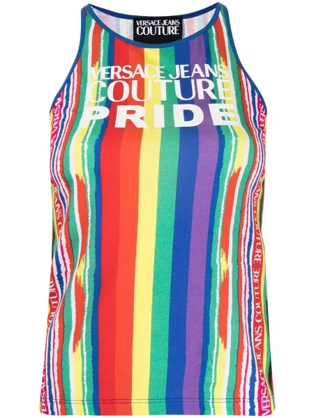 Vestă denim Versace Jeans Couture cu imagine