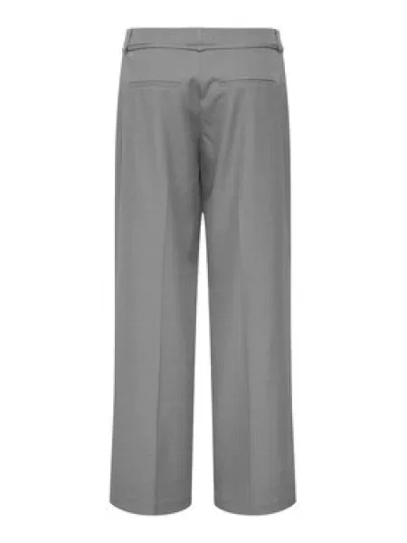 ONLY Kalhoty z materiálu Marine Straight Fit šedá