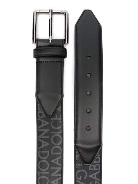 Žakardinis diržas Dolce & Gabbana juoda
