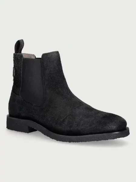 Botine chelsea Allsaints din piele negru