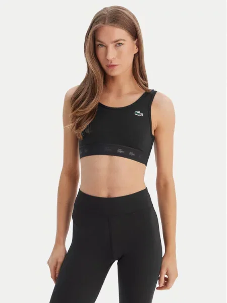 Lacoste Спортивний бюстгальтер чорний