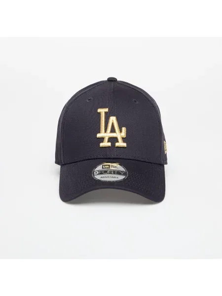 Бейсболка New Era Metallic Los Angeles Dodgers темно-синя синя