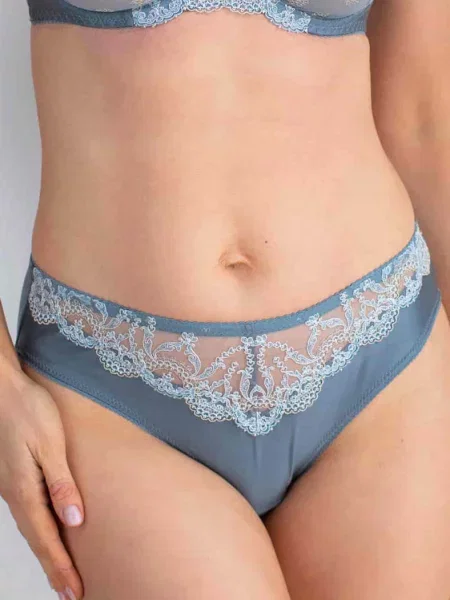 Женские трусики слип ROCOCO сірі