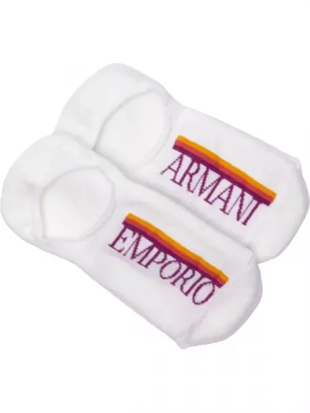 Emporio Armani 2 db-os zokni/titokzokni szett fehér