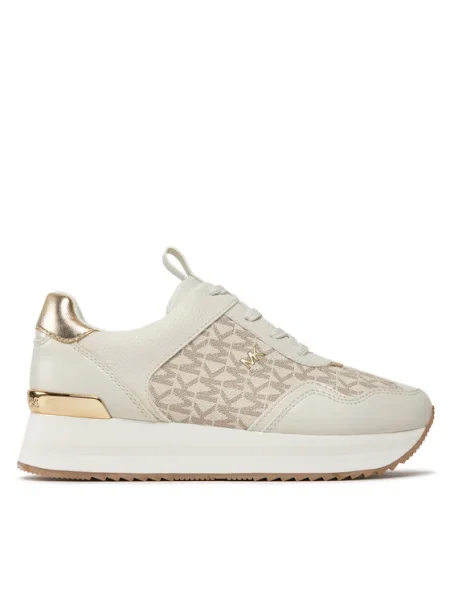 MICHAEL Michael Kors Sneakers Raina Trainer Écru auriu