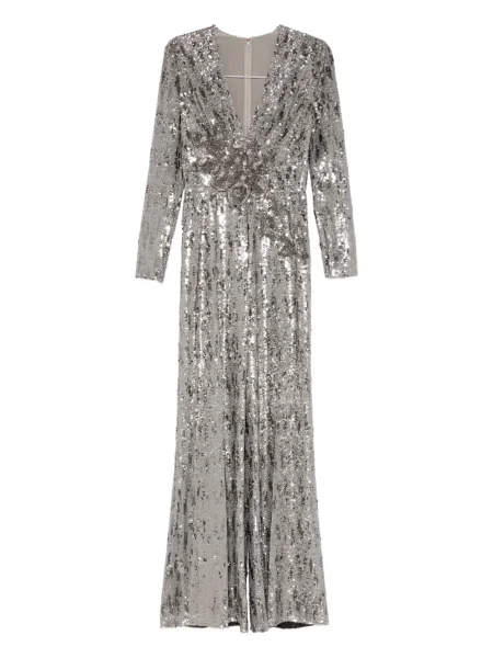 Salopetă Elie Saab cu paiete gri