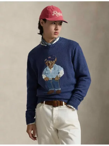 POLO RALPH LAUREN De in pulover albastru