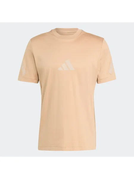 ADIDAS SPORTSWEAR Tricou funcțional Z.N.E. maro cappuccino / murdar alb