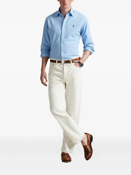 Μικρός κασκέτο Polo Ralph Lauren με χαμηλή μέση υφαίνω διαγωνίως πράσινο
