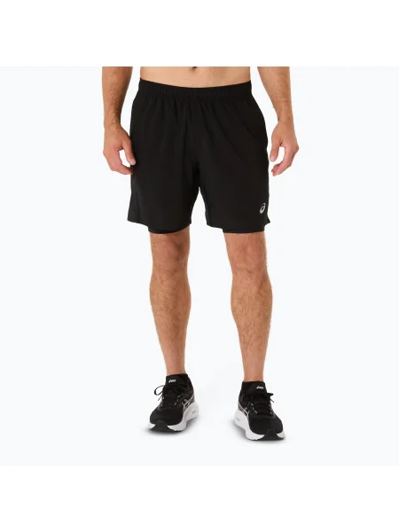 Pantaloni scurți de alergare pentru bărbați ASICS Core performance black/performance black negru
