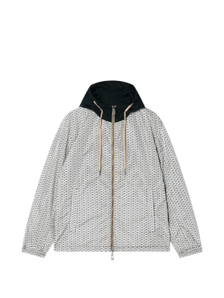 Geacă Armani Exchange cu glugă alb