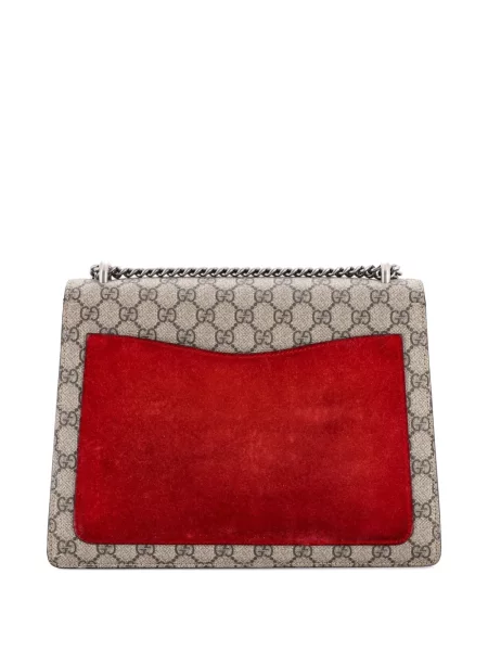 Plátěná kabelka Gucci Pre-owned hnědá