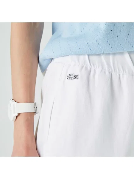 Lacoste Spodnie Lacoste białe