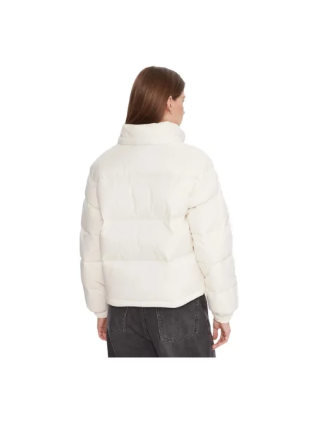 Pikowana kurtka jeansowa Calvin Klein biała