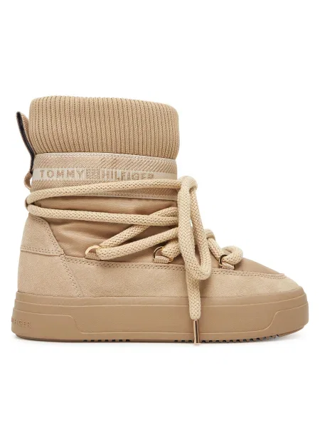 Апрески Tommy Hilfiger LOGOTAPE SNOWBOOT WARM бежово