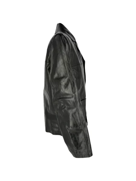 Sacou Ami Paris din piele negru