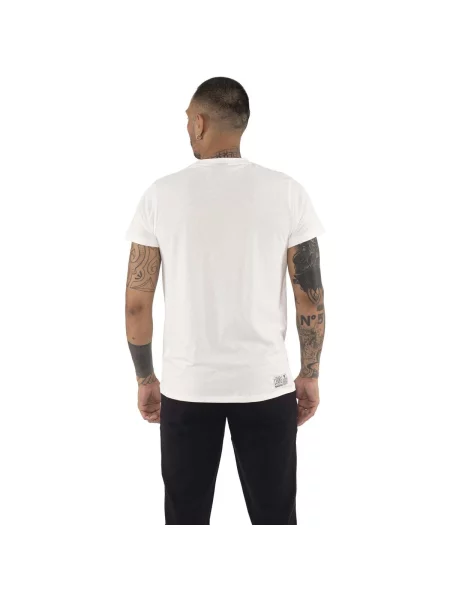 Scurt tricou Leone 1947 cu mâneci scurte alb