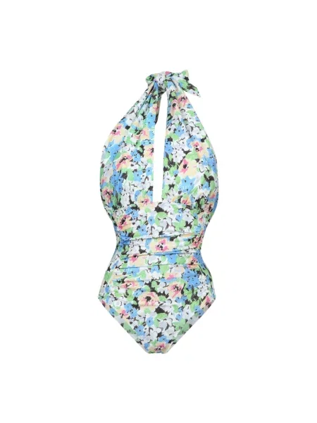Wielobarwność strój kąpielowy Ganni w kwiatki