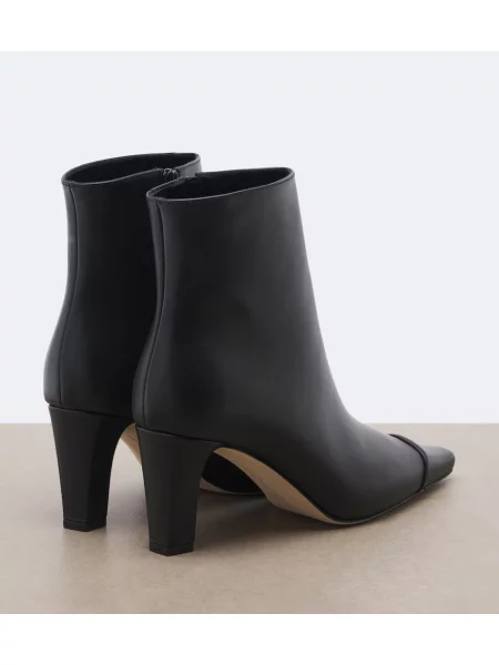 Cizme scurte Manolo Blahnik din piele negru