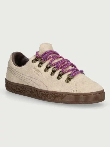Puma Suede Hike sneakers dámske kožené béžová