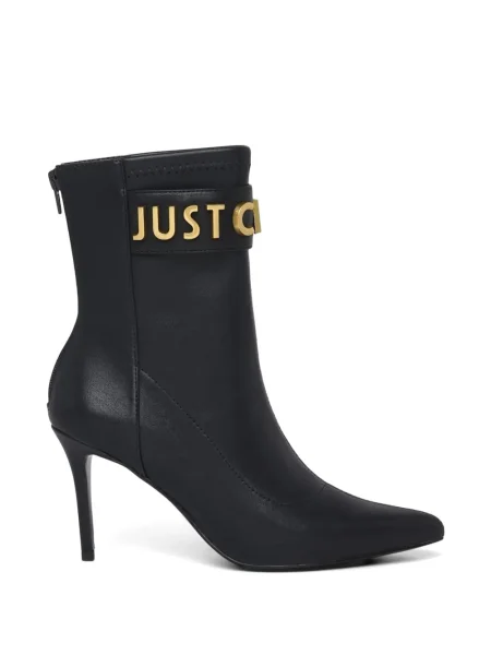 Botine Just Cavalli cu vârf ascuţit negru