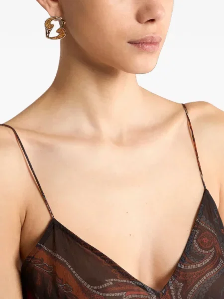Cercei Etro cu model paisley