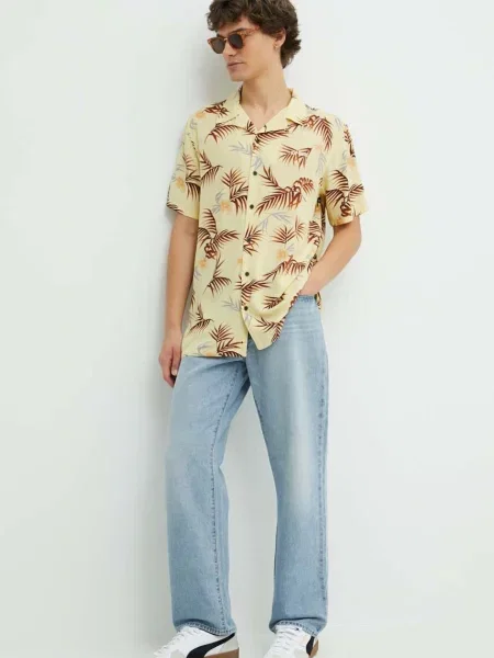 Сорочка Rip Curl relaxed жовтий