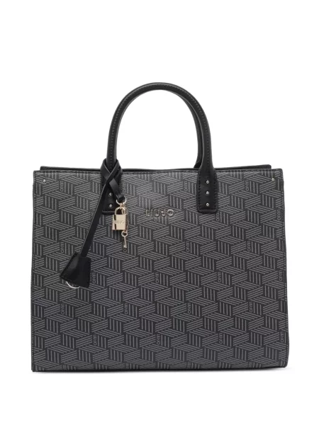 Geantă shopper Liu Jo cu imagine negru