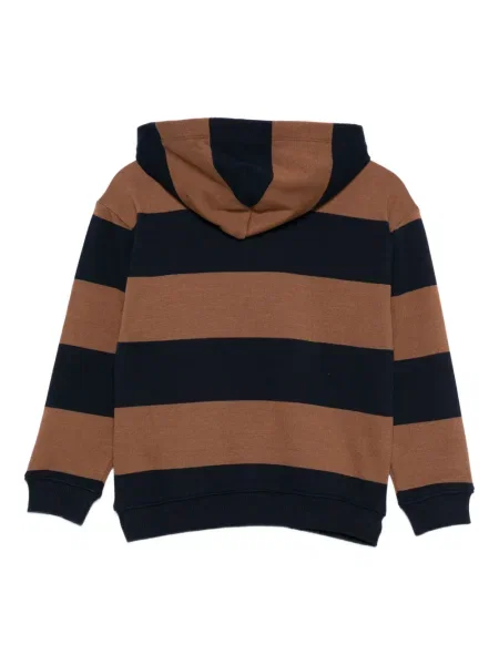 Dětska mikina s kapucí Tommy Hilfiger hnědá