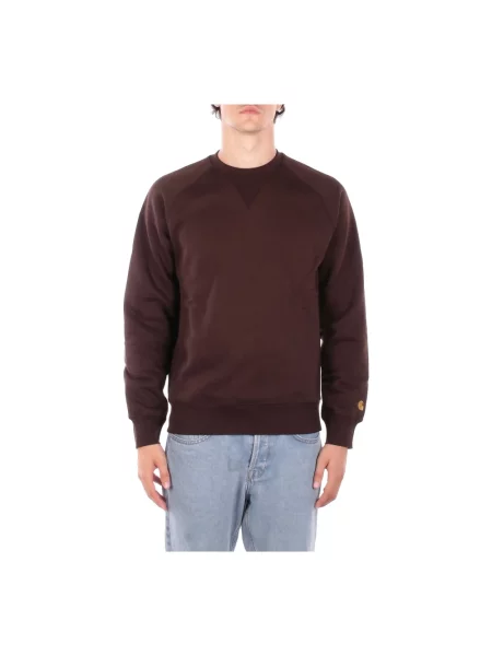 Bluza Carhartt Wip z logo brązowa