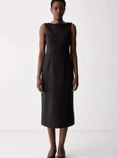 MM by Max Mara šaty MMLVISCHIO černé